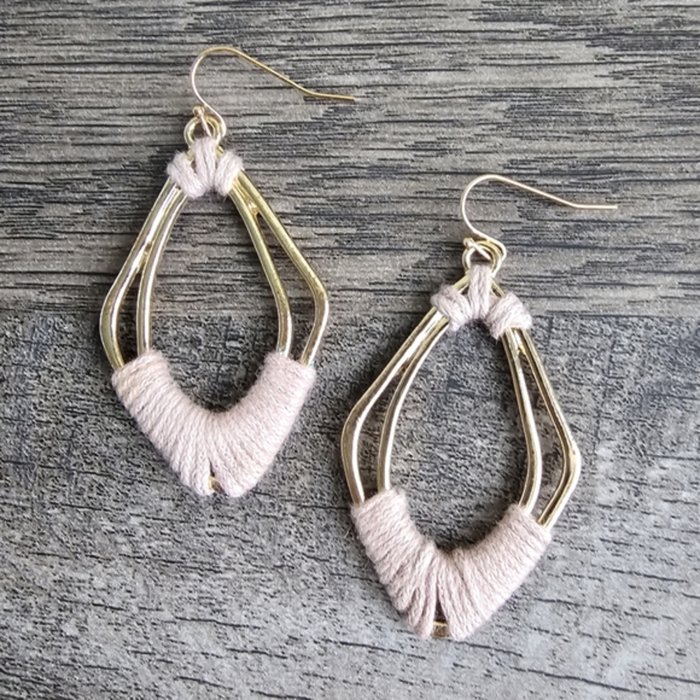 Bohemian Geometric Wrap Dangle Earrings